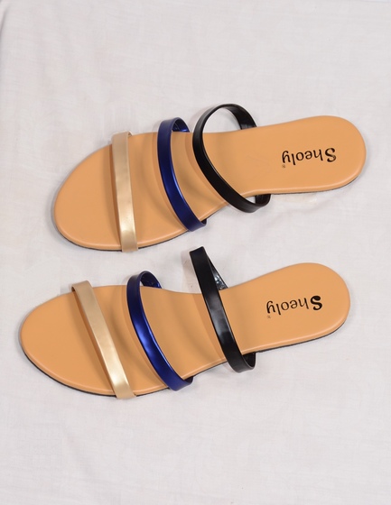 dull gold sandals